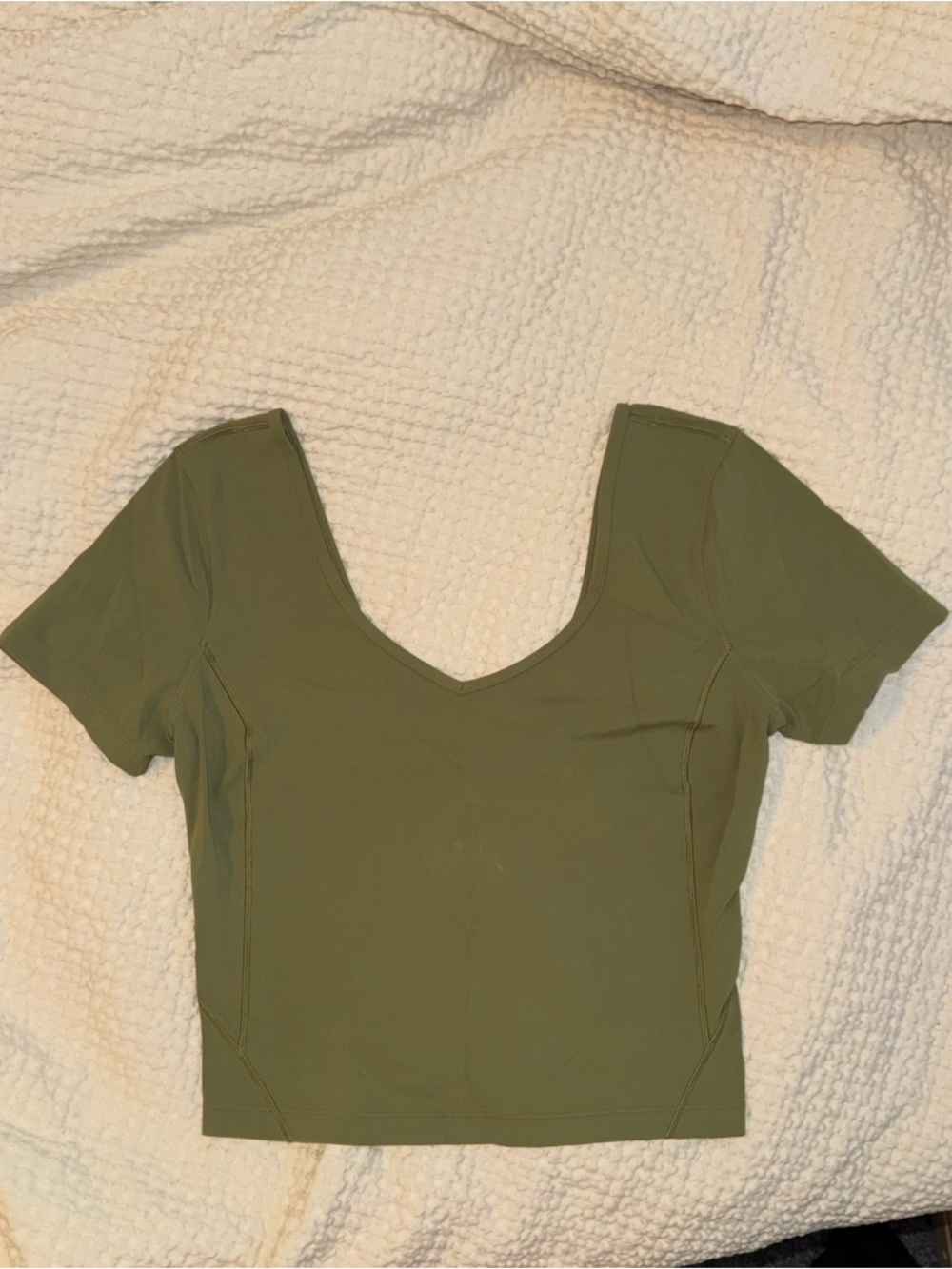 Lululemon Align T-Shirt in Bronze Green, size 6